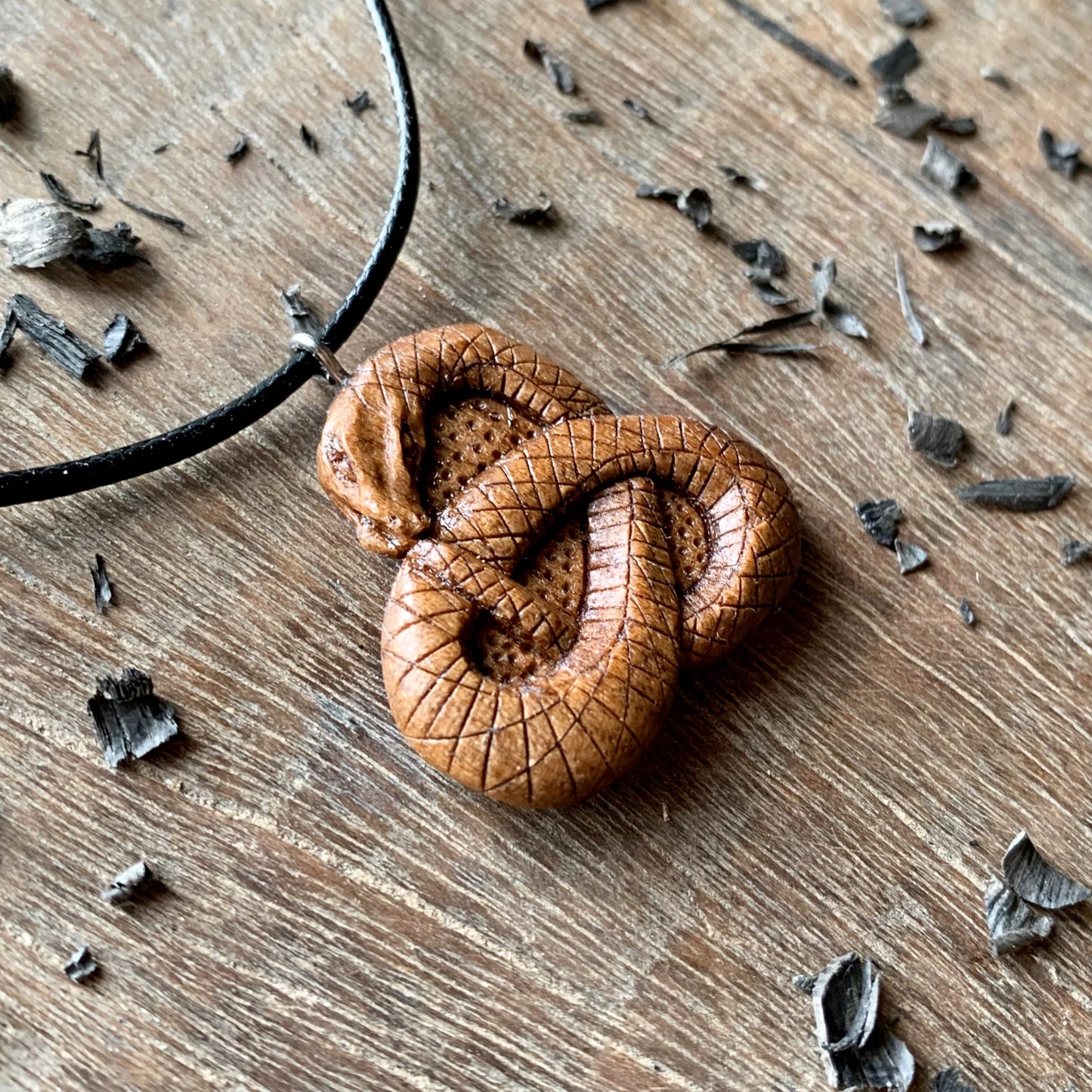 Celtic Uroboro Serpent Pendant