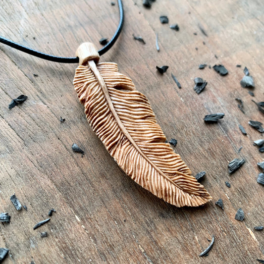 Feather pendant