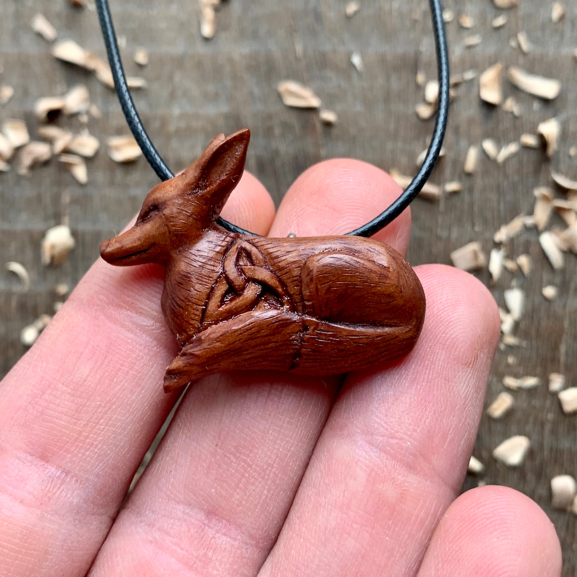 Copper Triquetra Necklace