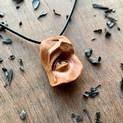 Sad Eye Expression Pendant