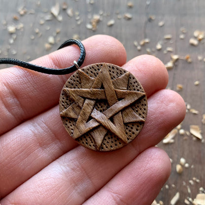 Double Pentacle Pendant