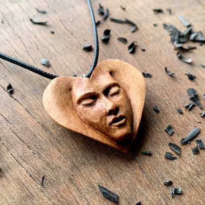 “Face into Heart” Pendant