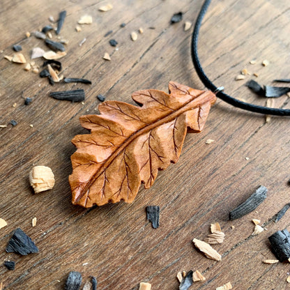 Big Oak Leaf Pendant