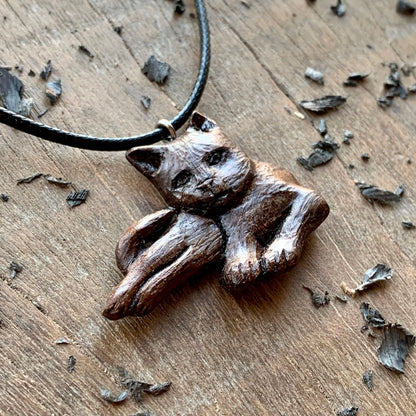 Lying Cat Pendant