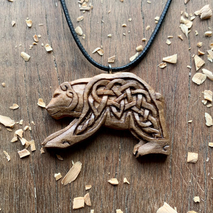 Norse Design Bear Pendant