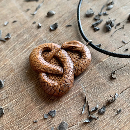 Celtic Uroboro Serpent Pendant