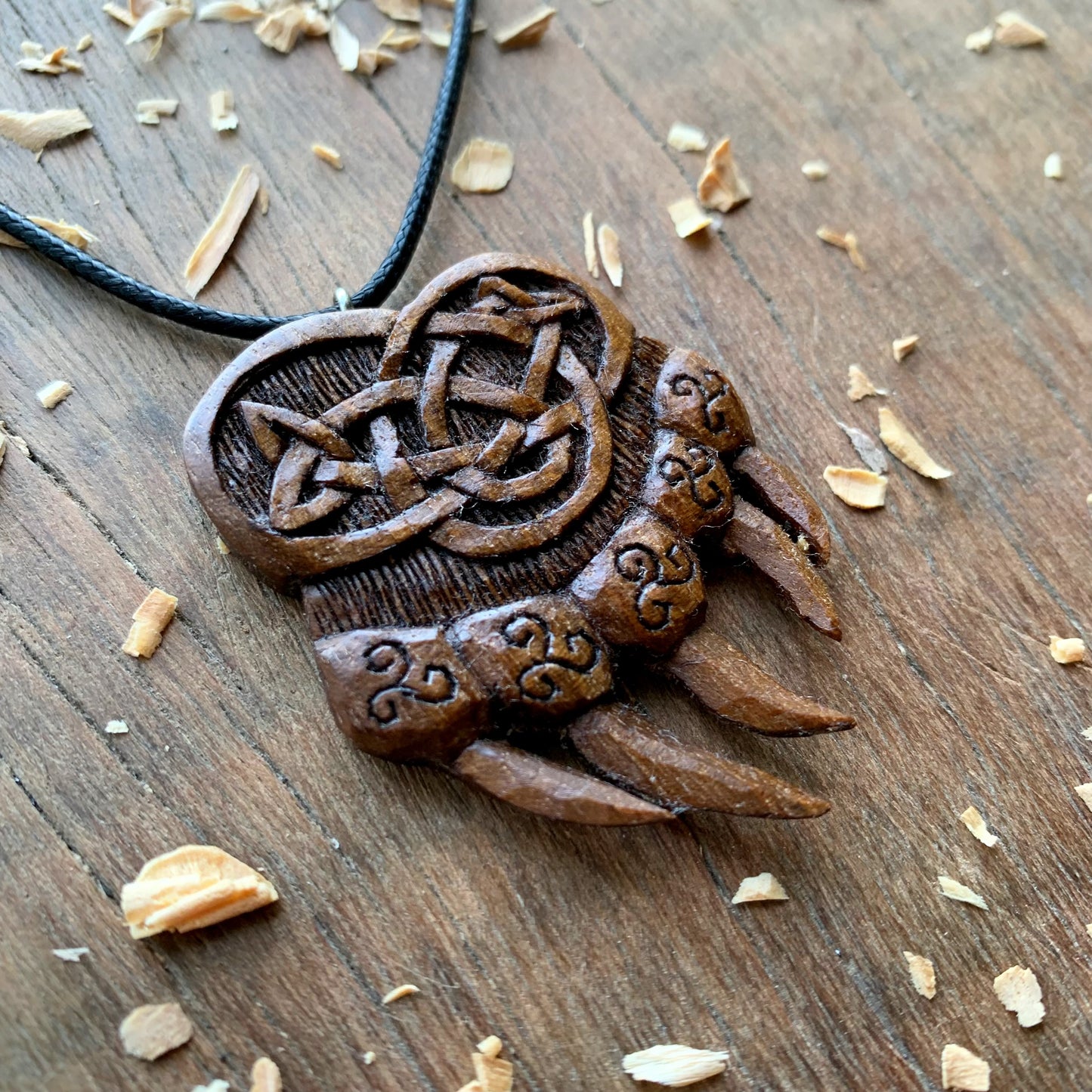 Celtic Bear’s Paw Triskelion Pendant