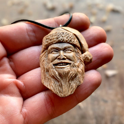 Realistic Santa Claus Pendant