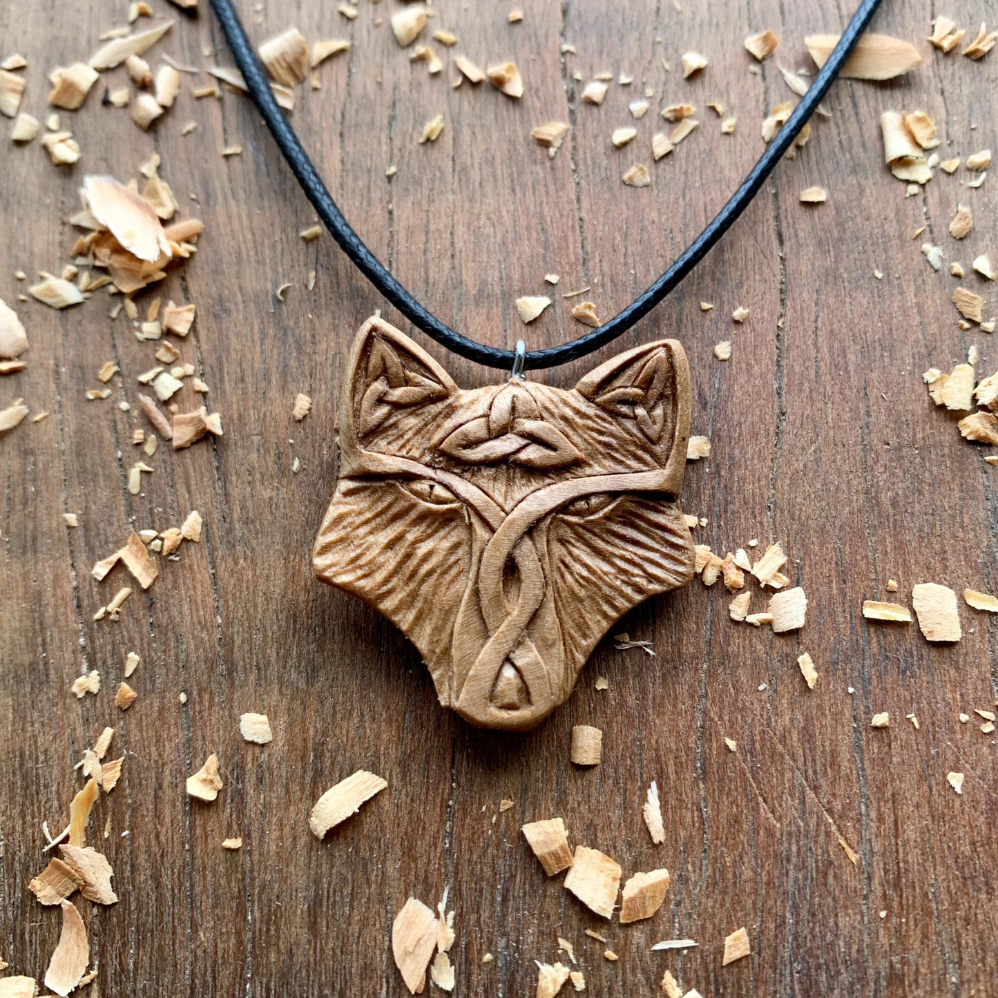 Celtic Fox Triquetra Pendant