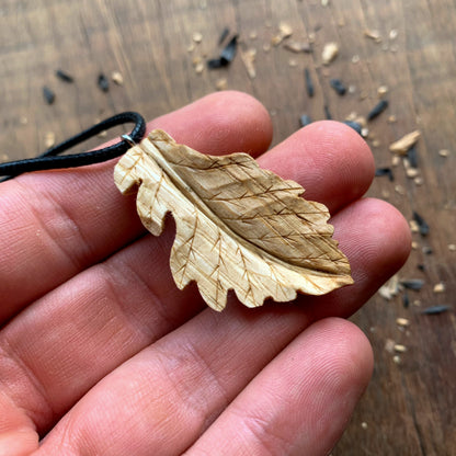 Big Oak Leaf Pendant