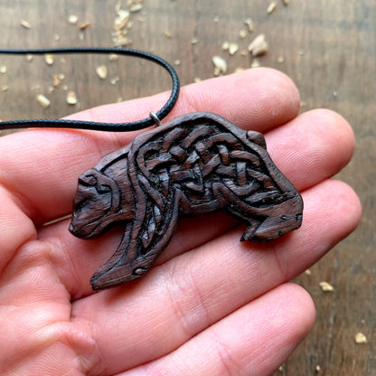 Norse Design Bear Pendant