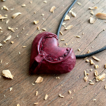 Zip Heart Pendant