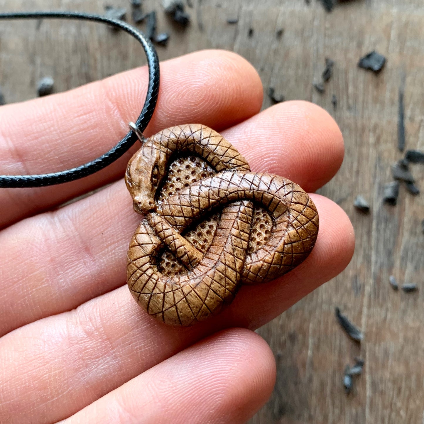 Celtic Uroboro Serpent Pendant