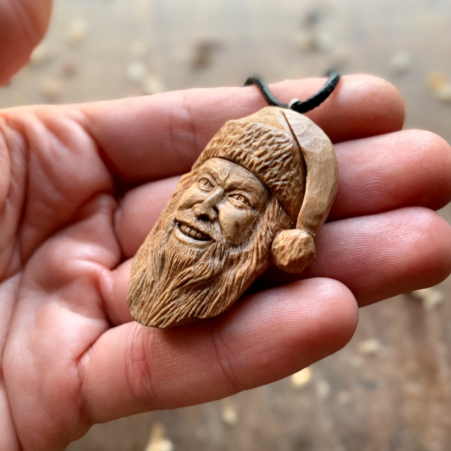 Realistic Santa Claus Pendant