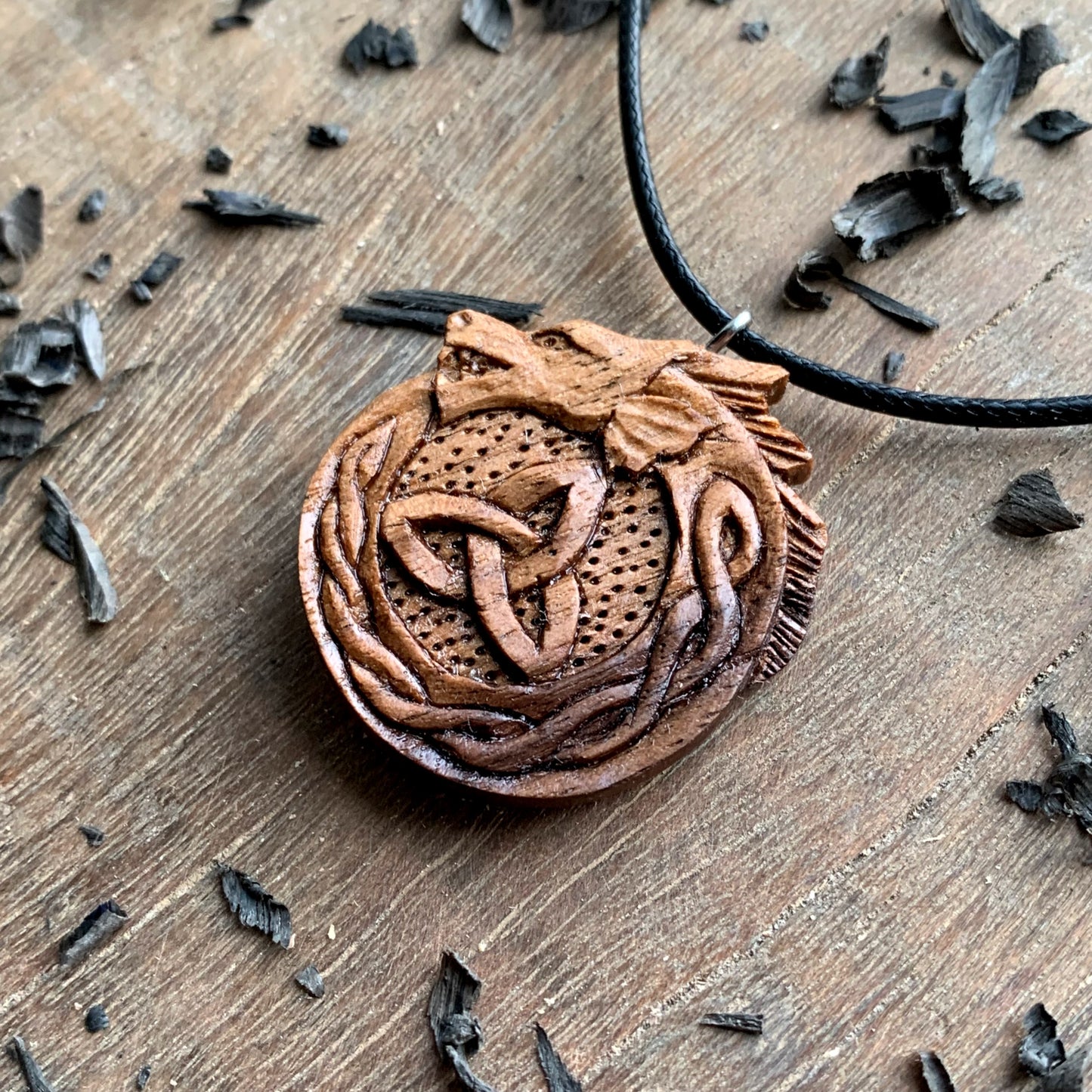 Celtic Dragon With Triquetra