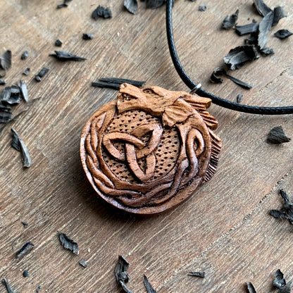 Celtic Dragon With Triquetra