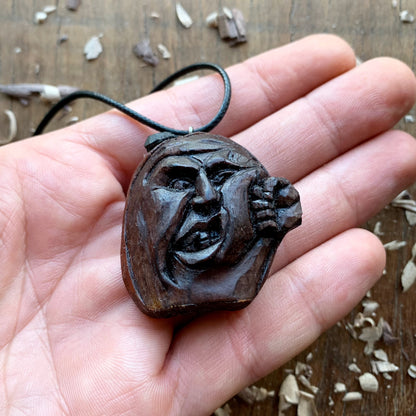 Pumpkin “Punch on Face” Pendant