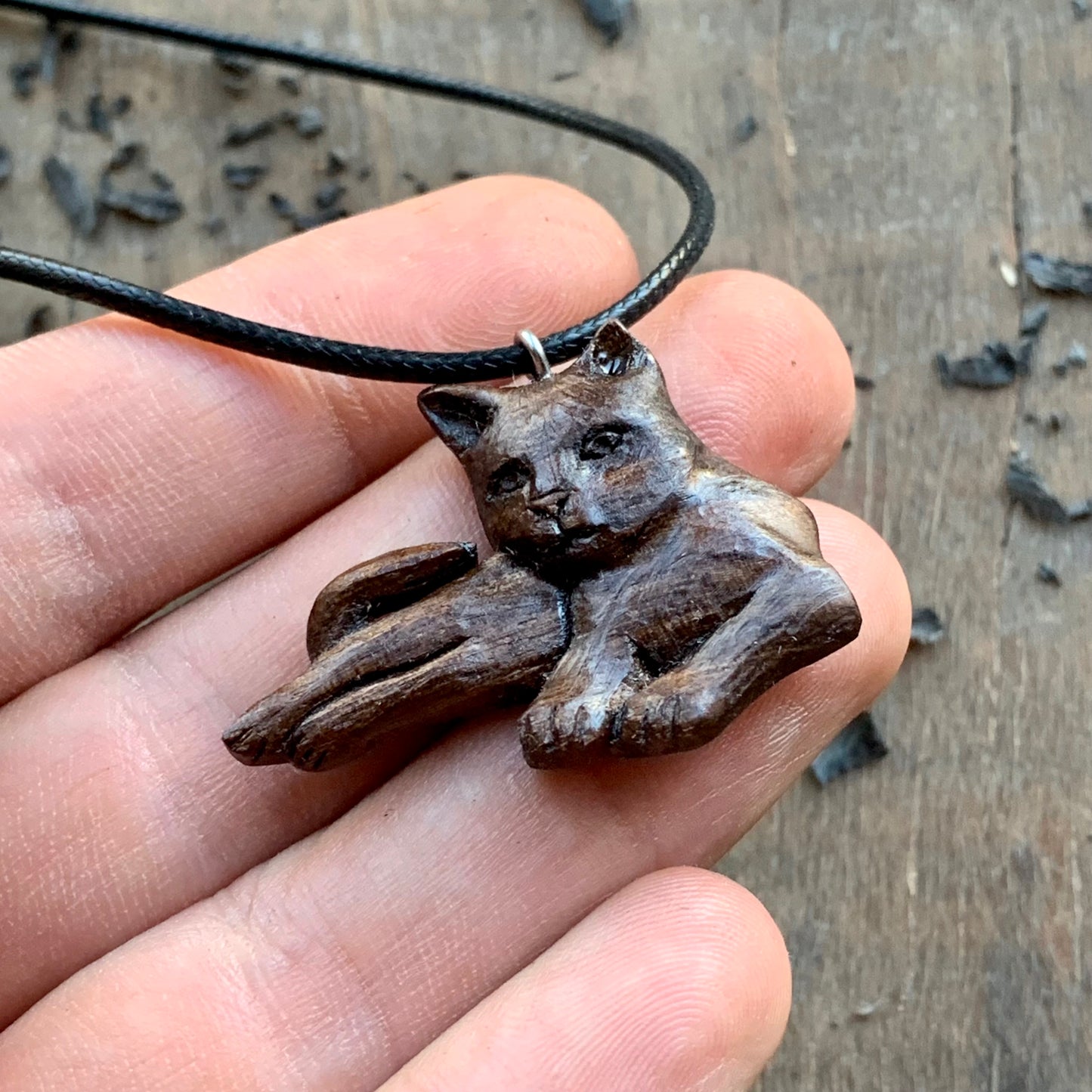 Lying Cat Pendant