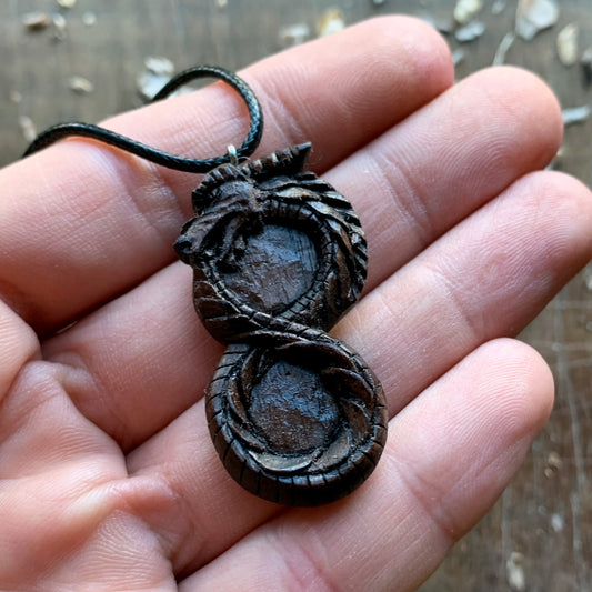 Ouroboros Dragon Pendant