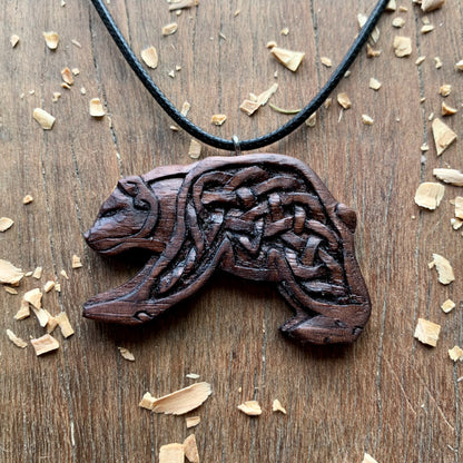 Norse Design Bear Pendant