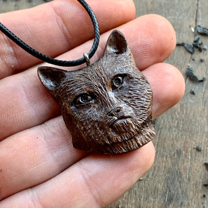 Cat Head Pendant