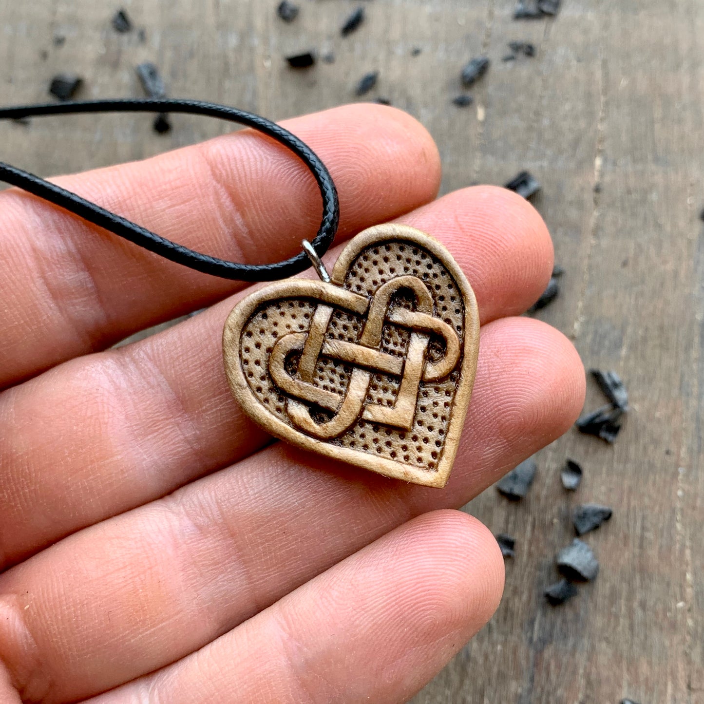 Celtic Knots Heart Pendant