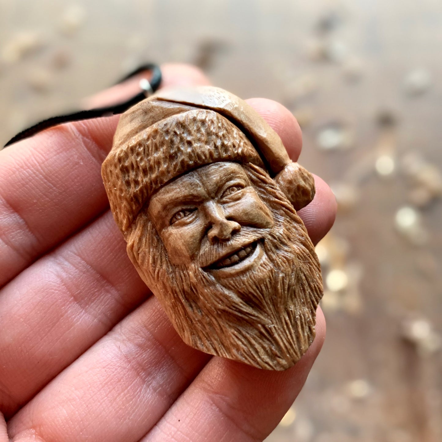 Realistic Santa Claus Pendant