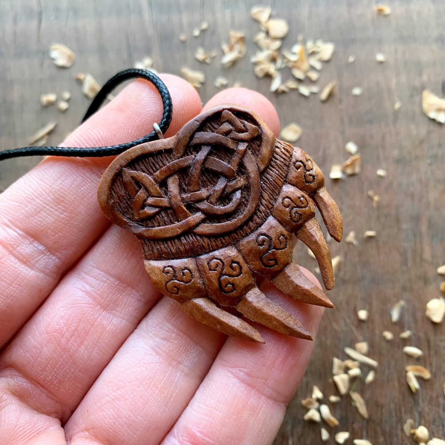 Celtic Bear’s Paw Triskelion Pendant