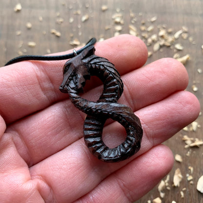 Ouroboros Dragon Pendant