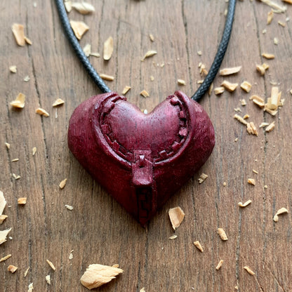 Zip Heart Pendant