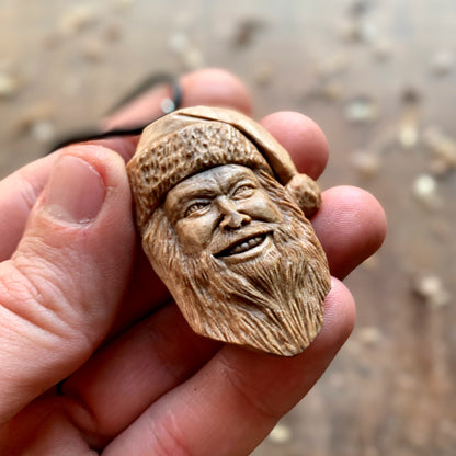 Realistic Santa Claus Pendant