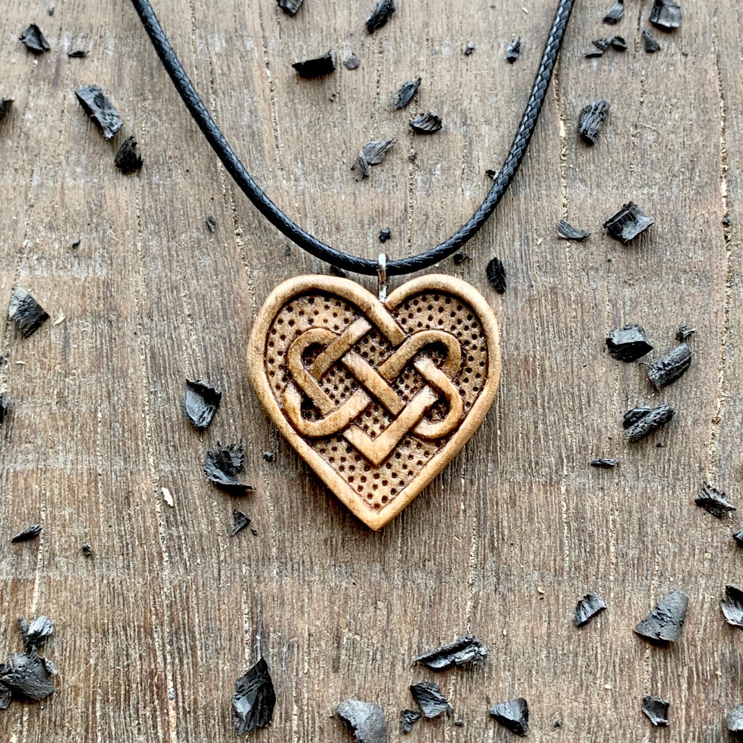 Celtic Knots Heart Pendant