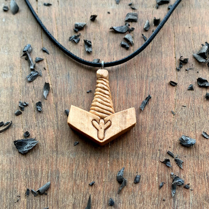 Mjolnir With Algiz Rune Pendant