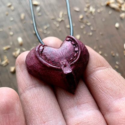 Zip Heart Pendant