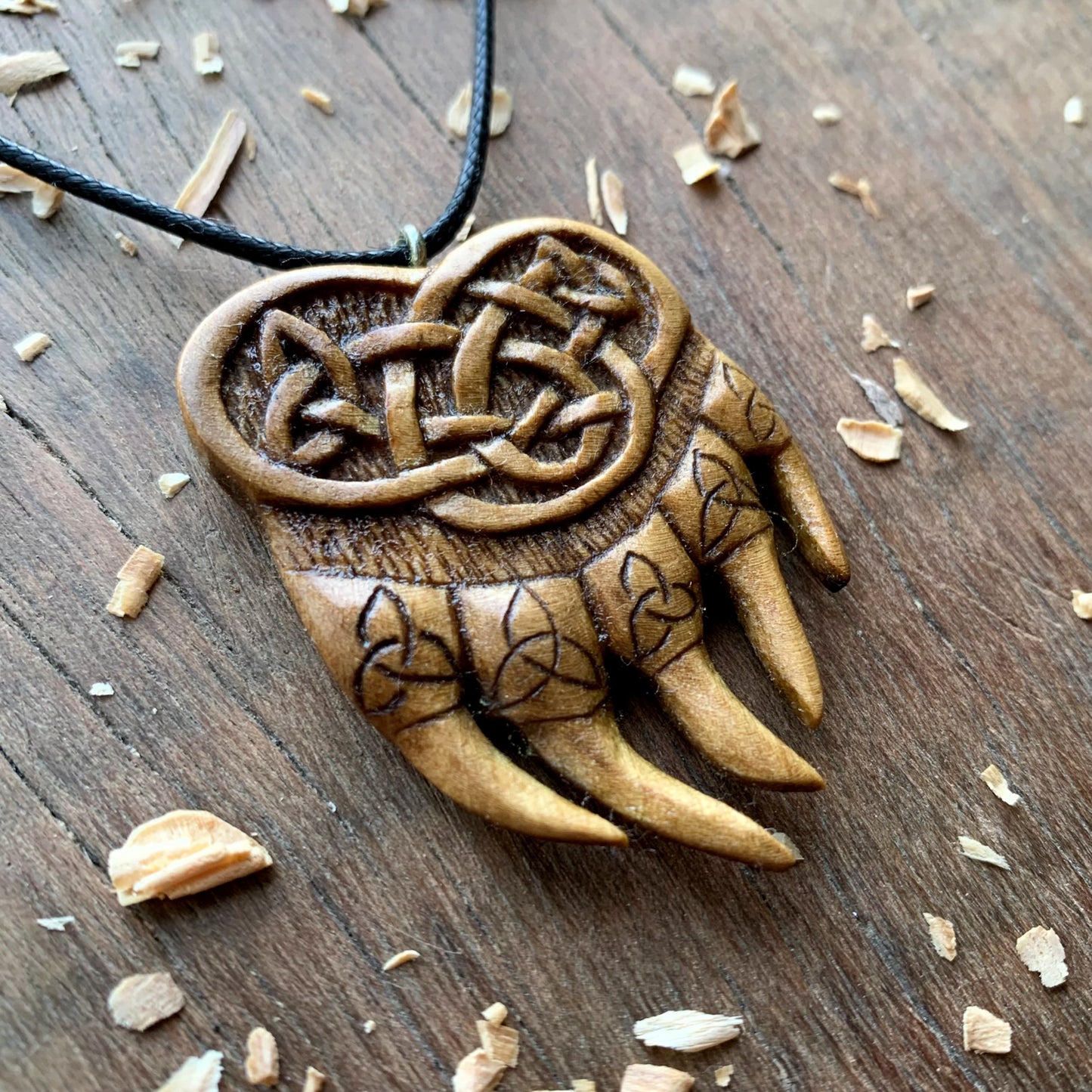 Celtic Bear’s Paw Triquetra Pendant