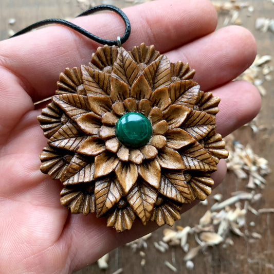 Mandala Flower Pendant