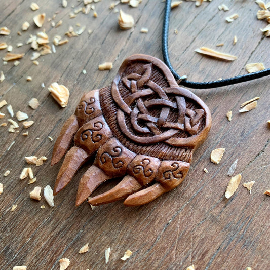 Celtic Bear’s Paw Triskelion Pendant