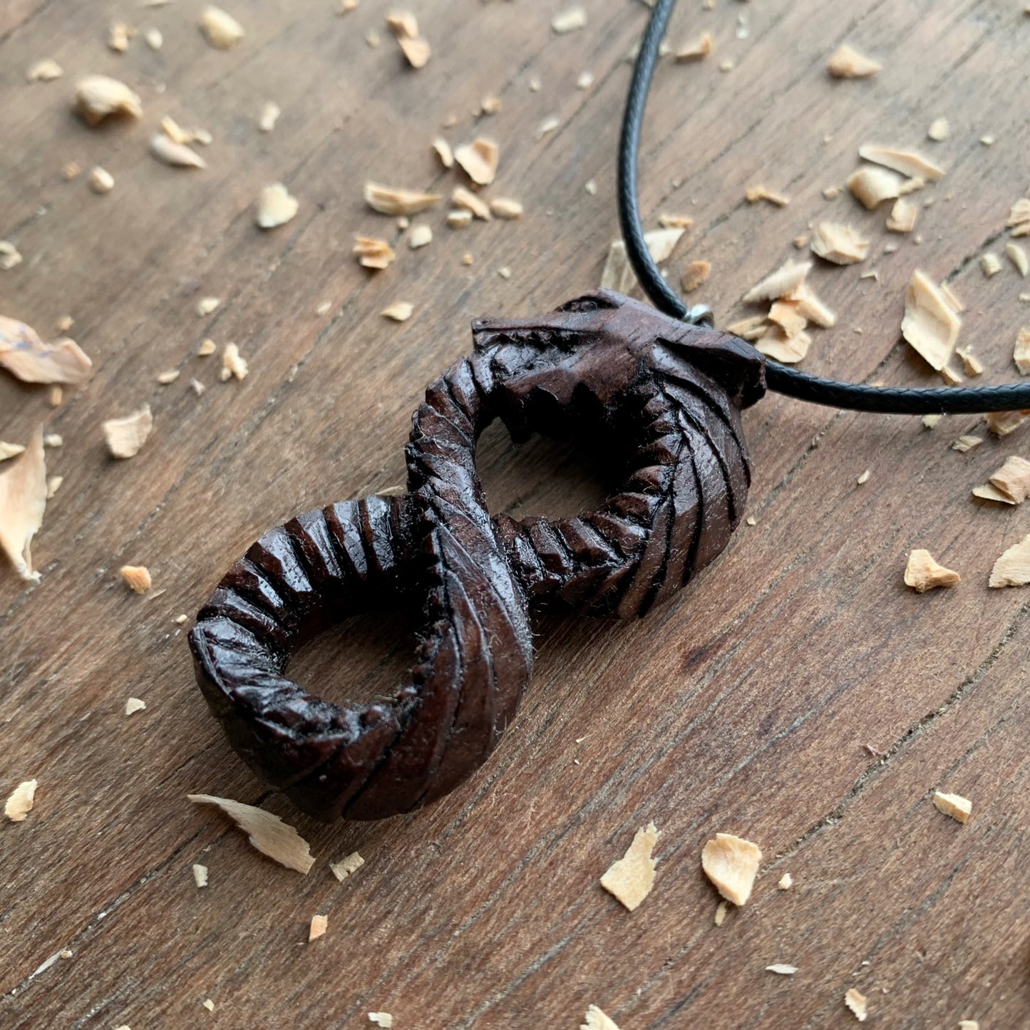 Ouroboros Dragon Pendant