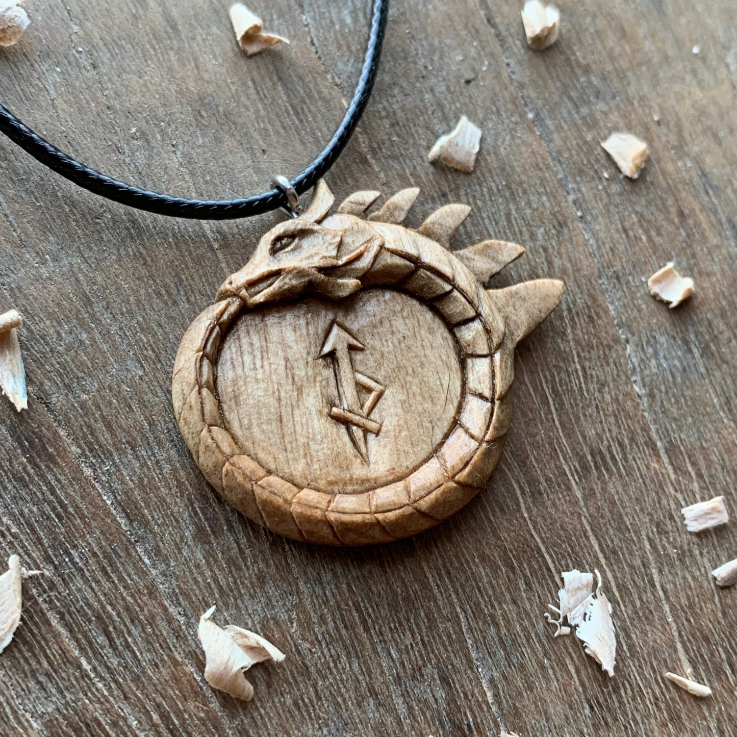 Ouroboros Dragon Pendant