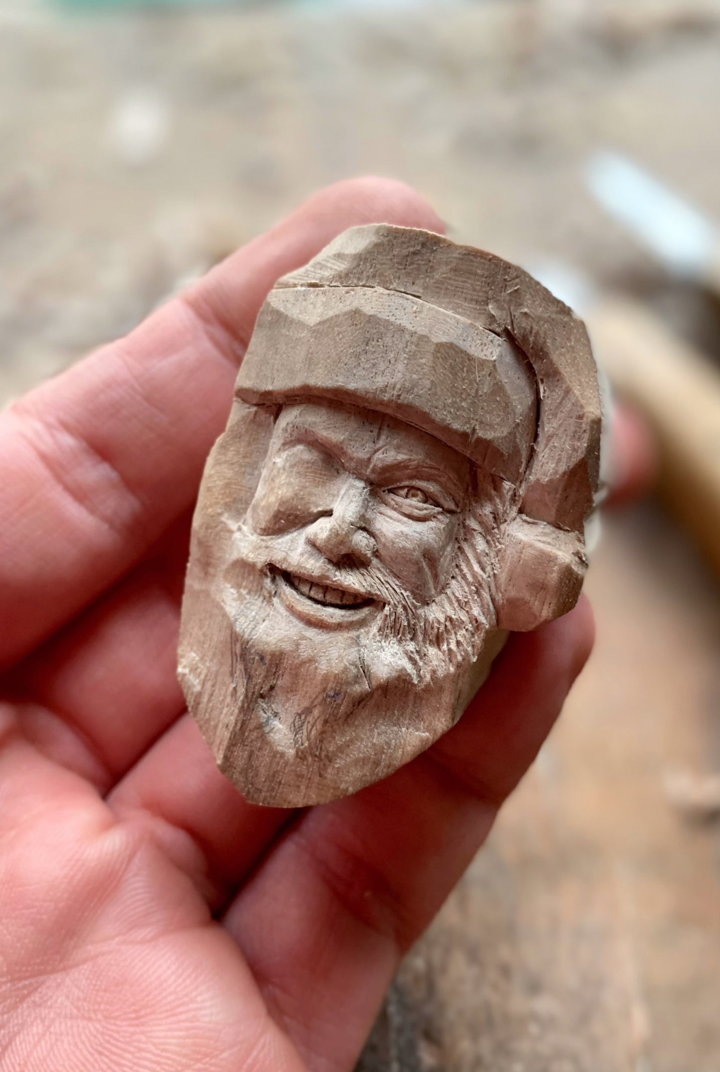 Realistic Santa Claus Pendant