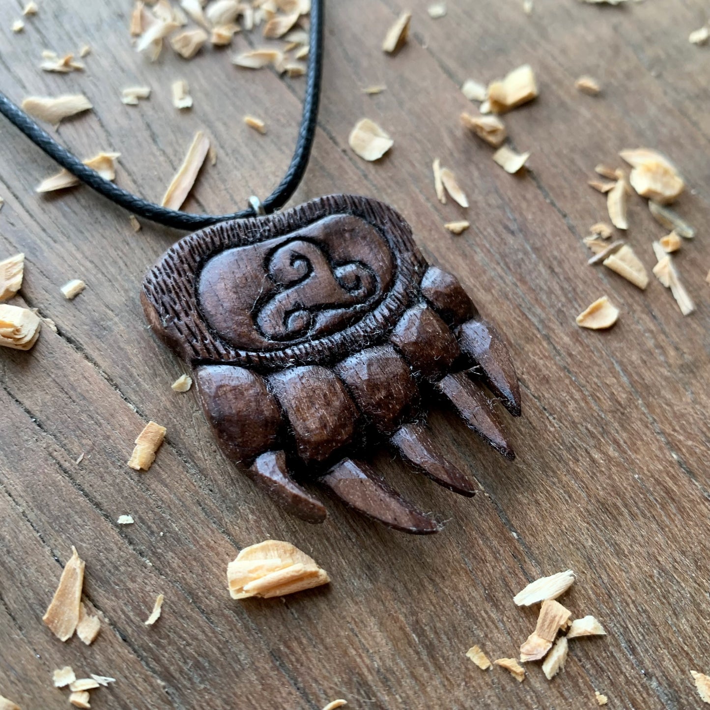 Bear's Paw Triskelion Pendant