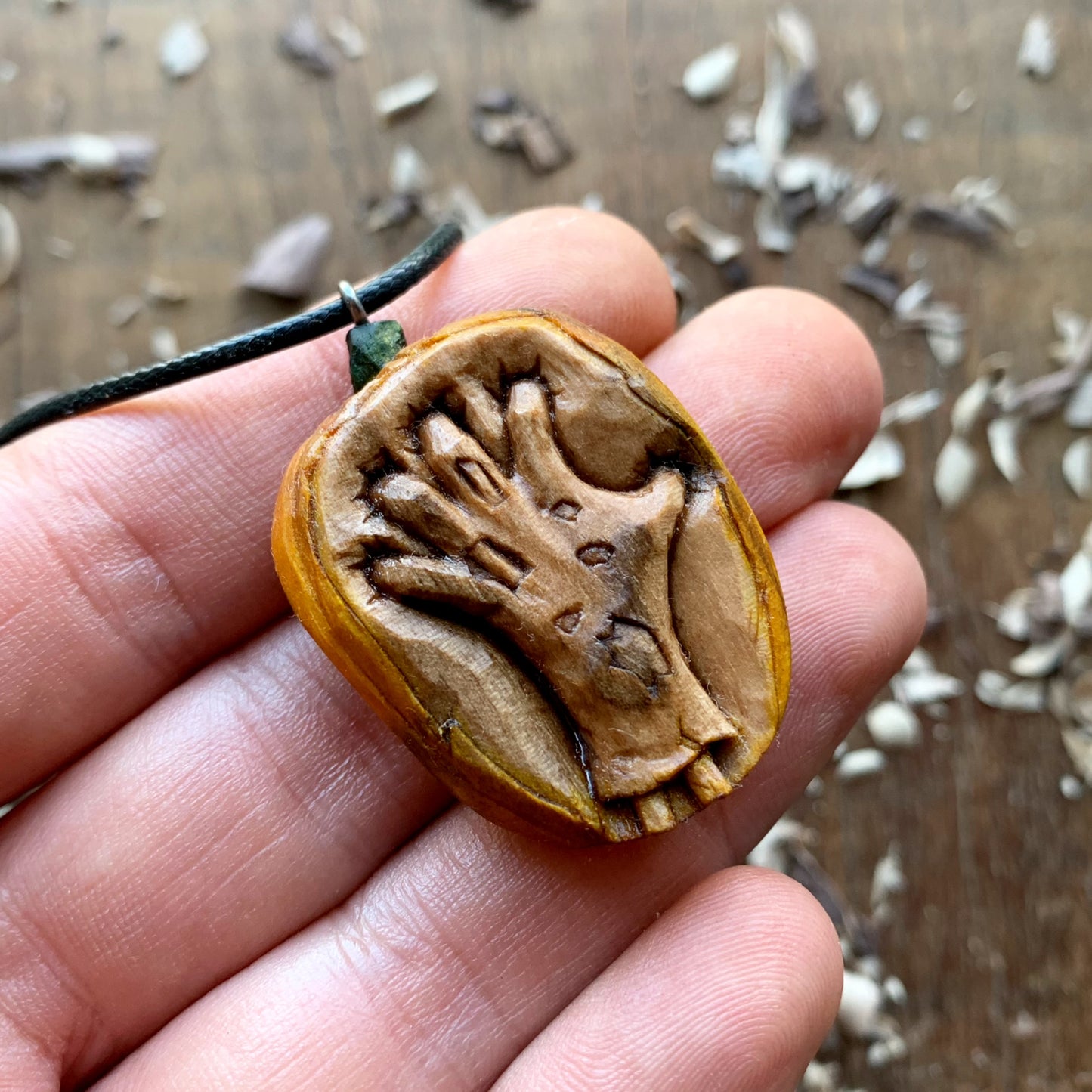 Pumpkin Zombie’s Hand Pendant