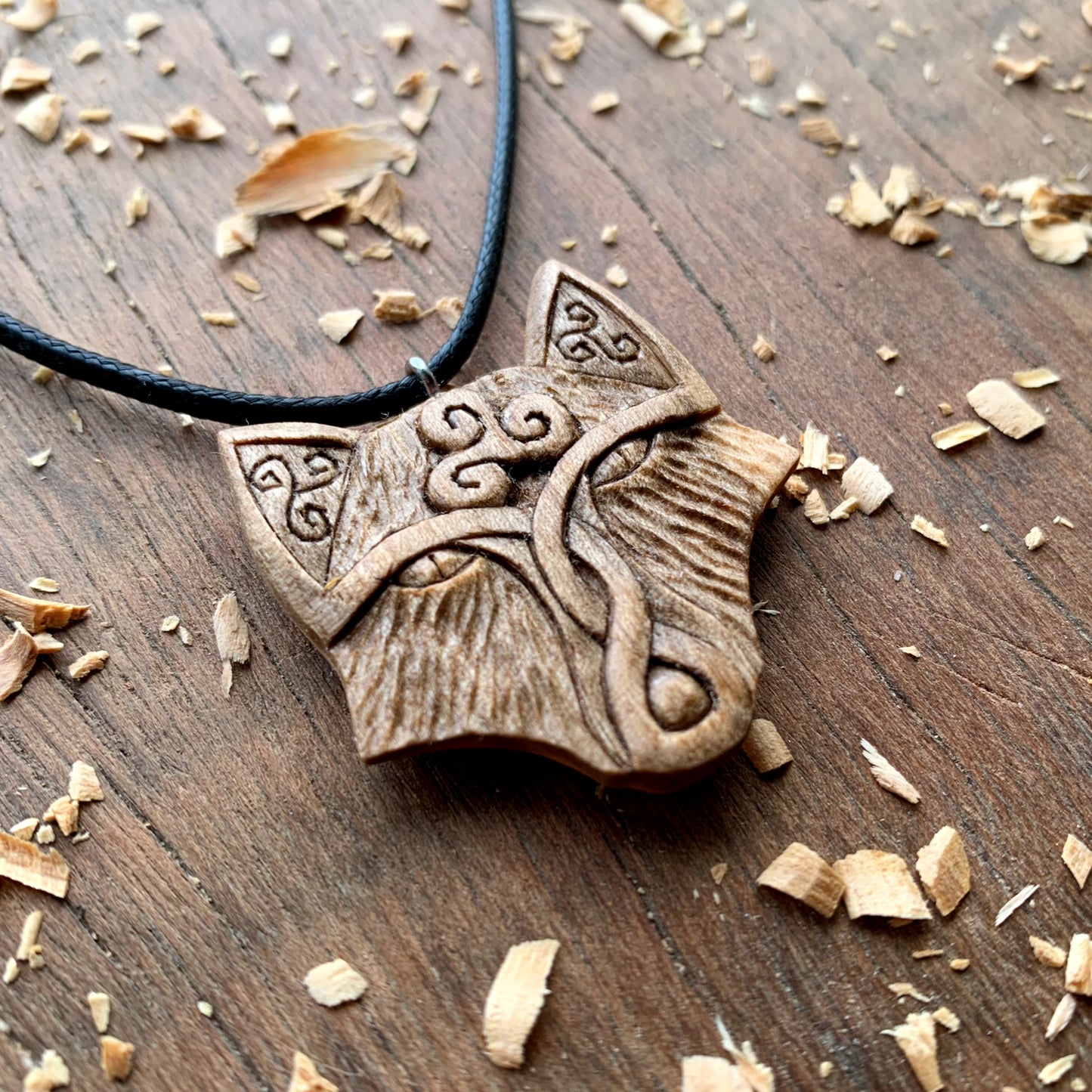 Celtic Fox Triskelion Pendant