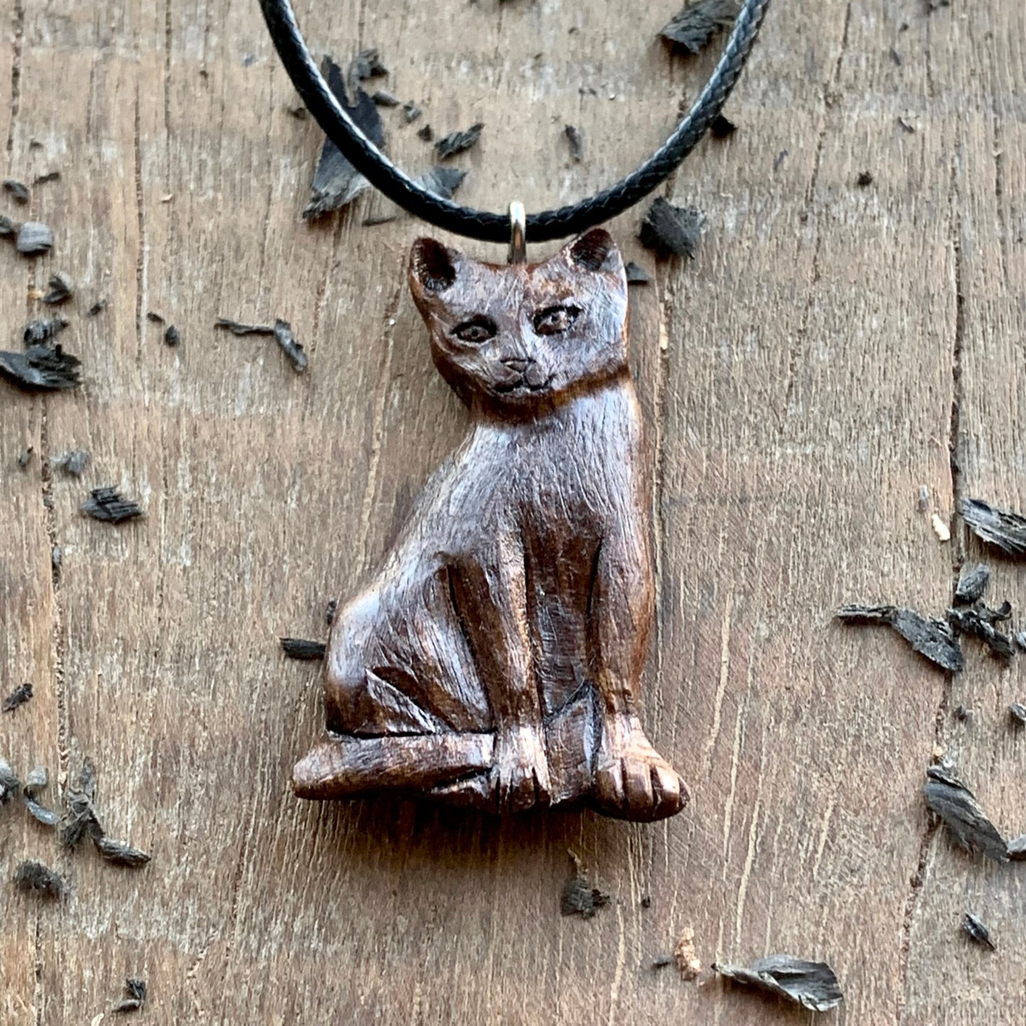 Sitting Cat Pendant