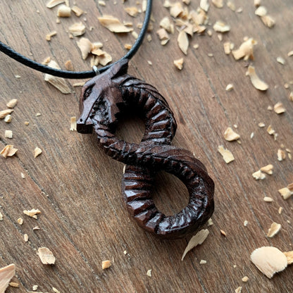 Ouroboros Dragon Pendant