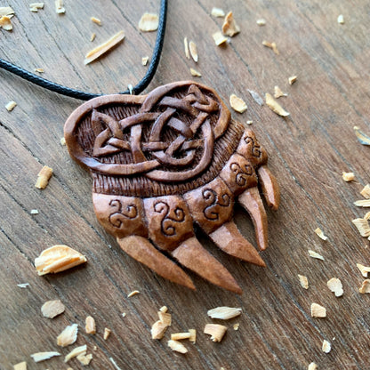 Celtic Bear’s Paw Triskelion Pendant