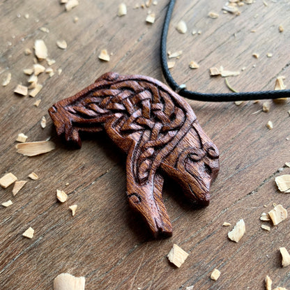 Celtic Design Bear Pendant