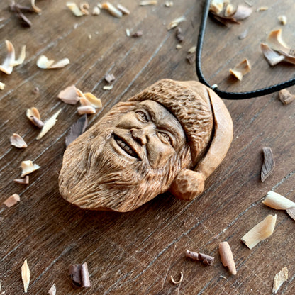 Realistic Santa Claus Pendant