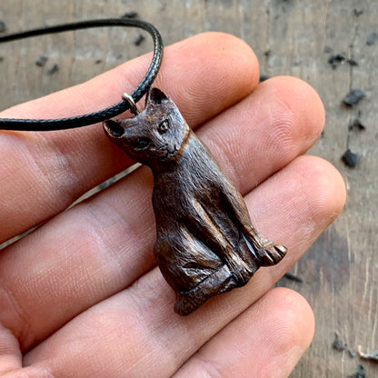 Sitting Cat Pendant