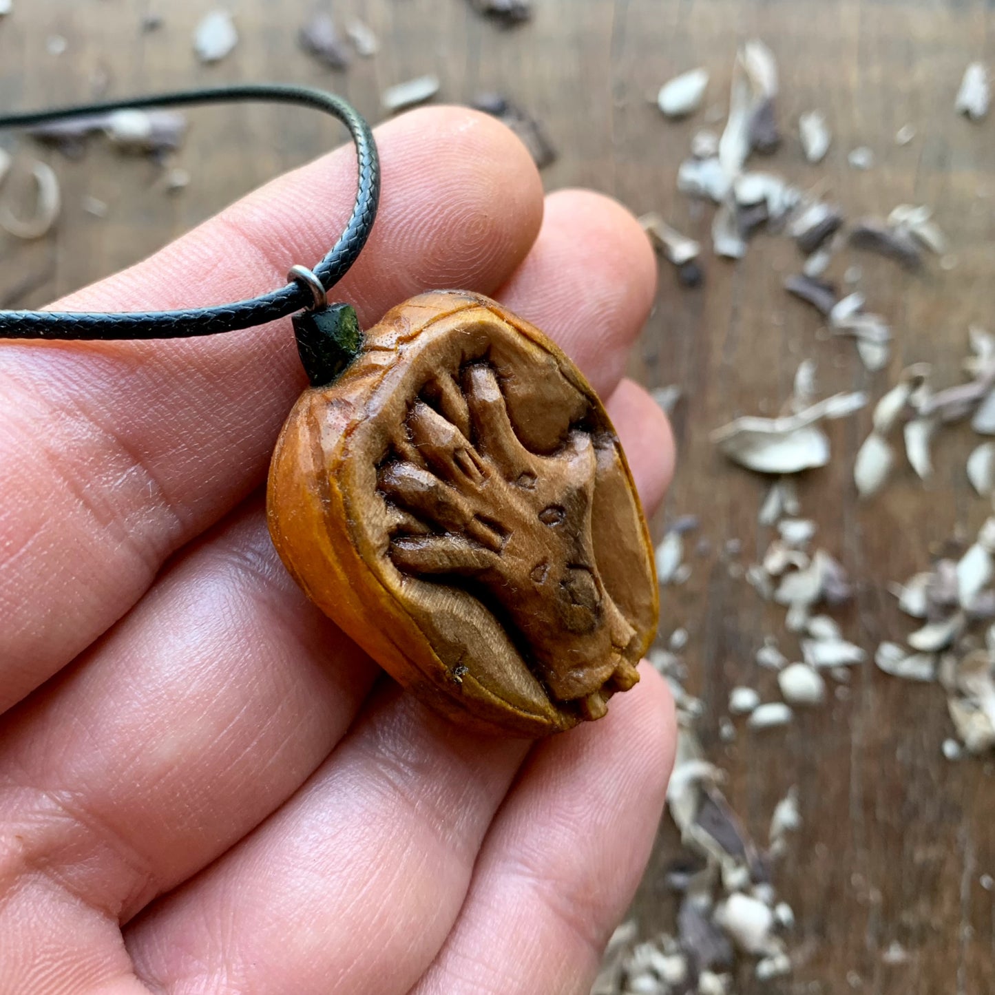 Pumpkin Zombie’s Hand Pendant